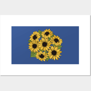 The Sunflower is the National flower of Ukraine Posters and Art